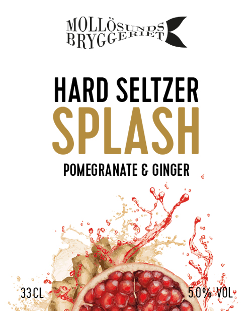 Hard Seltzer Splash Pomegranate & Ginger